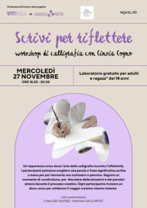 SCRIVI PER RIFLETTERE