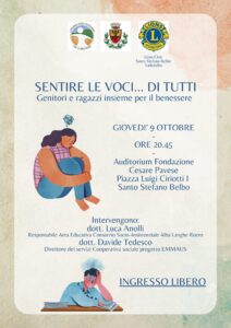 SENTIRE LE VOCI... DI TUTTI