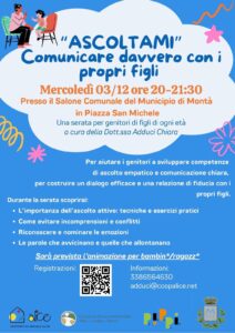 ASCOLTAMI: COMUNICARE DAVVERO CON I PROPRI FIGLI