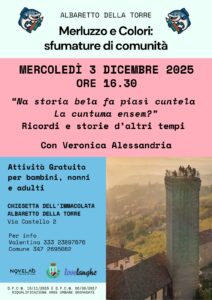 MERLUZZO E COLORI: SFUMATURE DI COMUNITA'