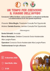 UN TEMPO PER CRESCERE: IL VIAGGIO DELL'AFFIDO