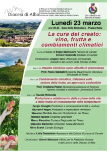 LA CURA DEL CREATO: VINO, FRUTTA E CAMBIAMENTI CLIMATICI