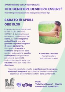 CHE GENITORE DESIDERO ESSERE?