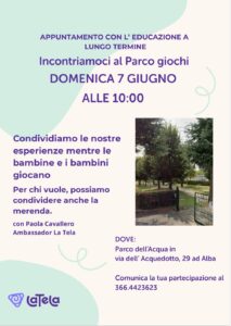 INCONTRO PER GENITORI AL PARCO